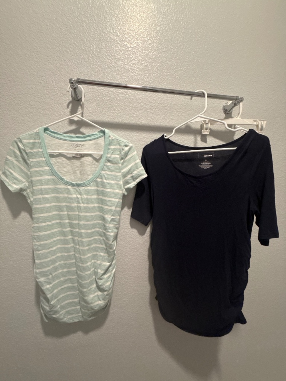Two maternity shirts